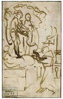 Abraham van Diepenbeeck The Virgin, Christ and a Saint