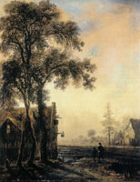 Aert van der Neer River Landscape