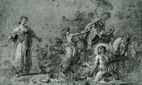 Claes Cornelisz. Moeyaert after Pieter Lastman Odysseus and Nausicaa
