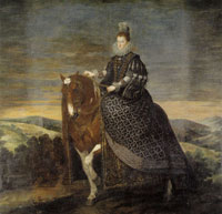 Diego Velazquez Queen Margarita on Horseback