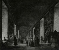 Hubert Robert The Grande Galerie of the Louvre between 1794 and 1796