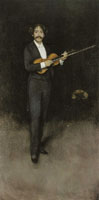 James Abbott McNeill Whistler Arrangement in Black: Pablo de Sarasate