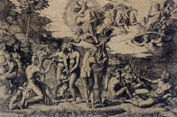 Marcantonio Raimondi after Raphael The Judgment of Paris