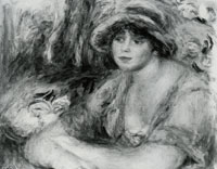 Pierre-Auguste Renoir Andrée in Blue