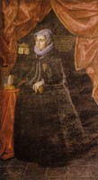 Pieter Isaacsz. Portrait of the Queen Dowager Sophia von Mecklenburg