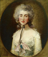 Thomas Gainsborough Portrait of Grace Dalrymple Elliott