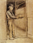Vincent van Gogh Peasant with Sieve
