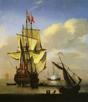 Willem van de Velde the Younger English War Ship