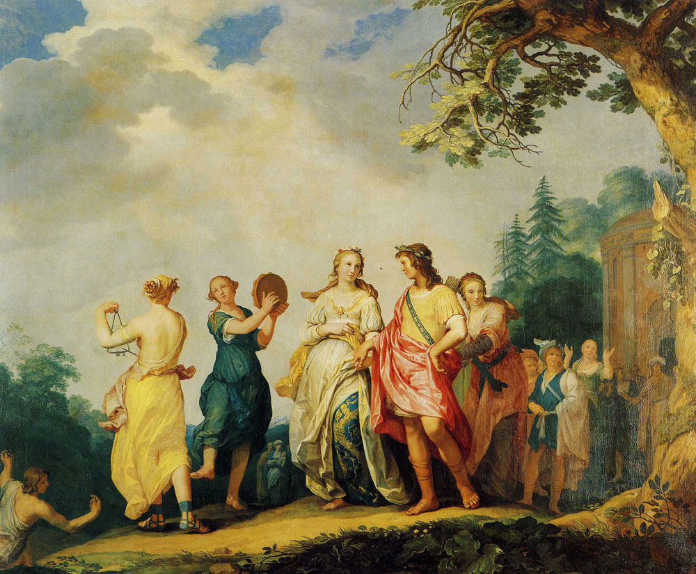 Abraham Bloemaert - The Marriage of Amaryllis and Mirtillo