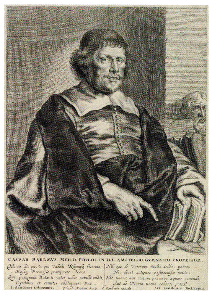 Abraham Blooteling after Joachim von Sandrart - Portrait of Caspar Barlaeus