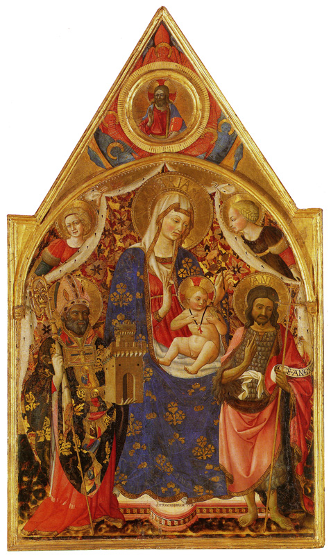 Antonio Fiorentino - Madonna and Child with Saints