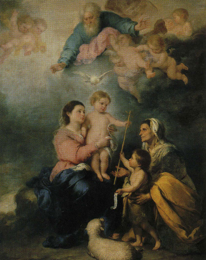 Bartolomé Esteban Murillo - The Holy Family