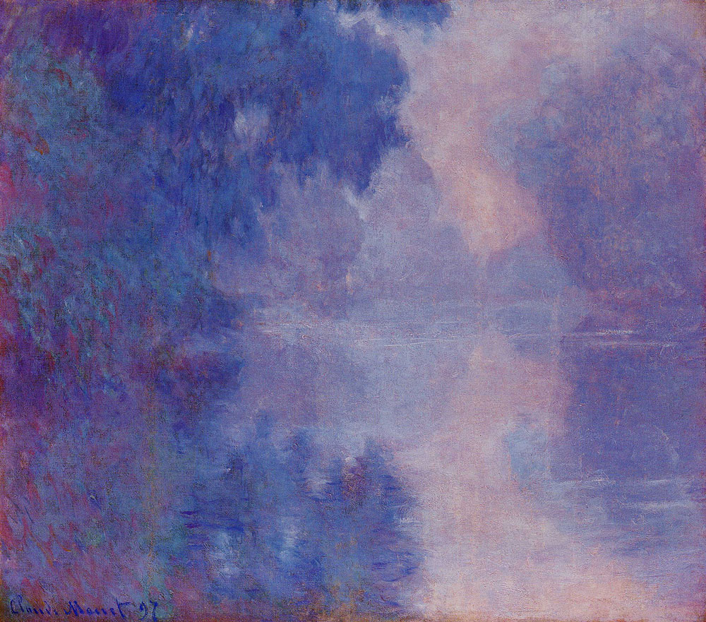Claude Monet - Morning on the Seine, Giverny