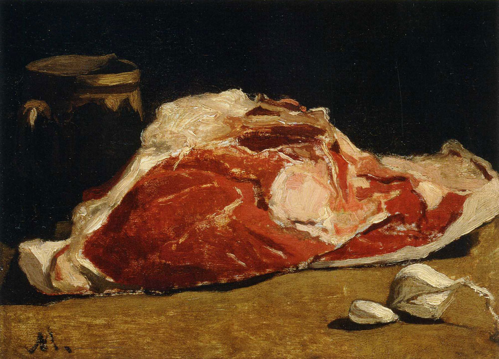 Claude Monet - Still Life: A Quarter of Beef