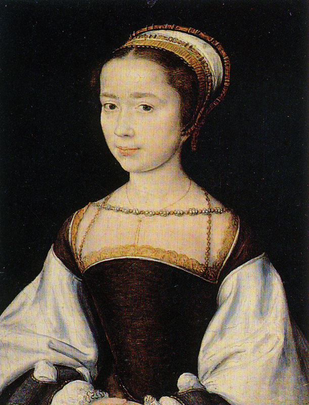 Corneille de Lyon - A Young Lady