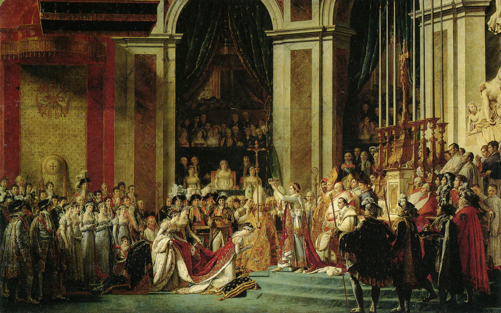 Jacques-Louis David - The Coronation of Napoleon in Notre-Dame