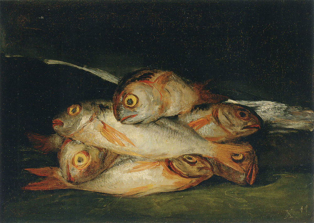 Francisco Goya - Still Life with Golden Bream