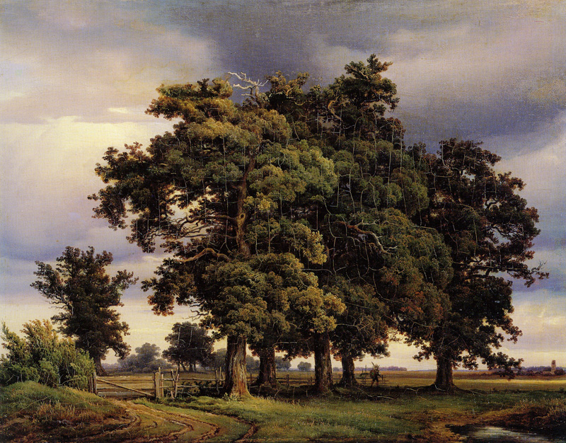 Georg-Heinrich Crola - Oak Trees