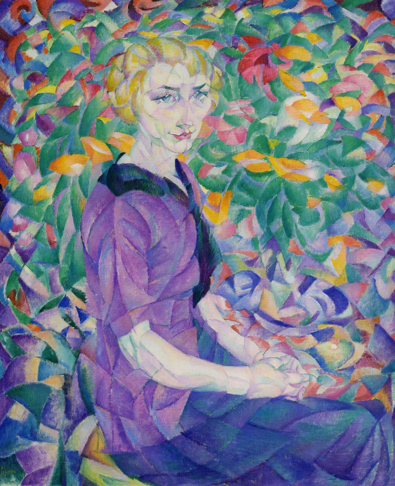 Leo Gestel - Woman between Flowers