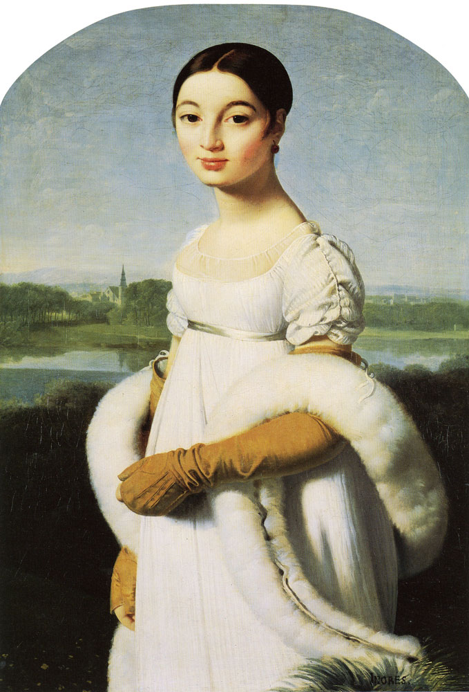 Jean-Auguste-Dominique Ingres - Mademoiselle Caroline Rivière