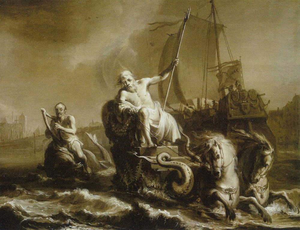 Jan Baptist Weenix - Arion and Neptune Riding the Seas