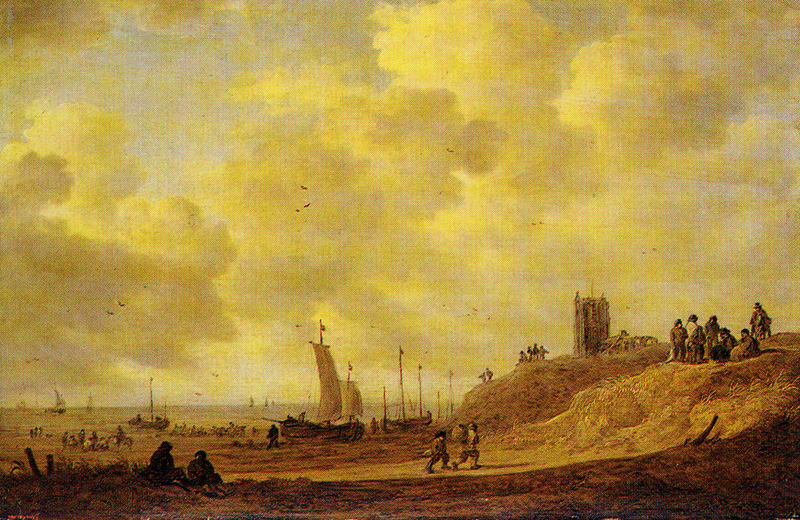 Jan van Goyen - The Coast at Egmond aan Zee