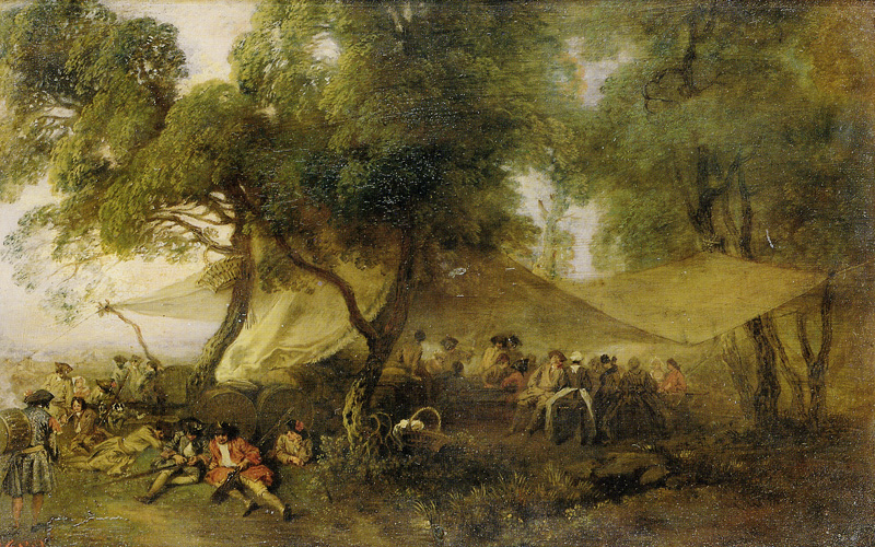 Jean-Antoine Watteau - The Recreations of War