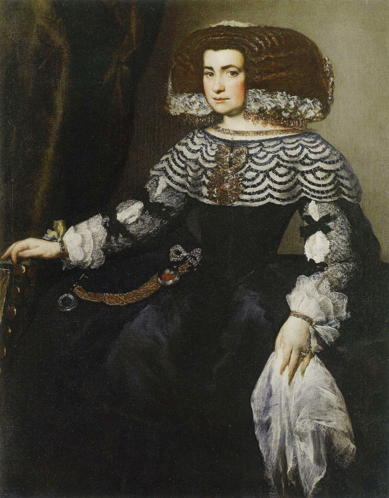 Juan Bautista Martinez del Mazo - Portrait of a Woman