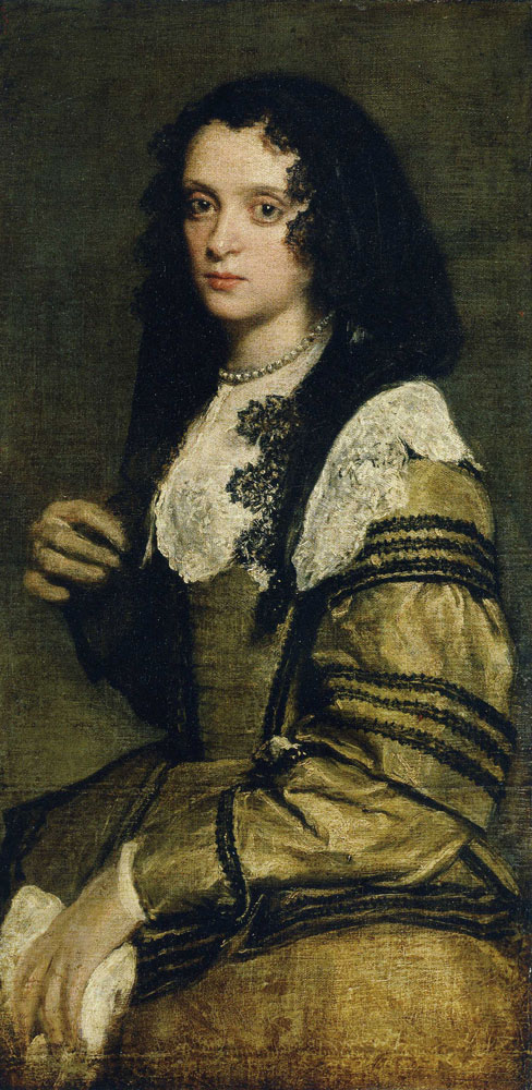 Juan Bautista Martinez del Mazo and/or Diego Velazquez - Portrait of a Woman