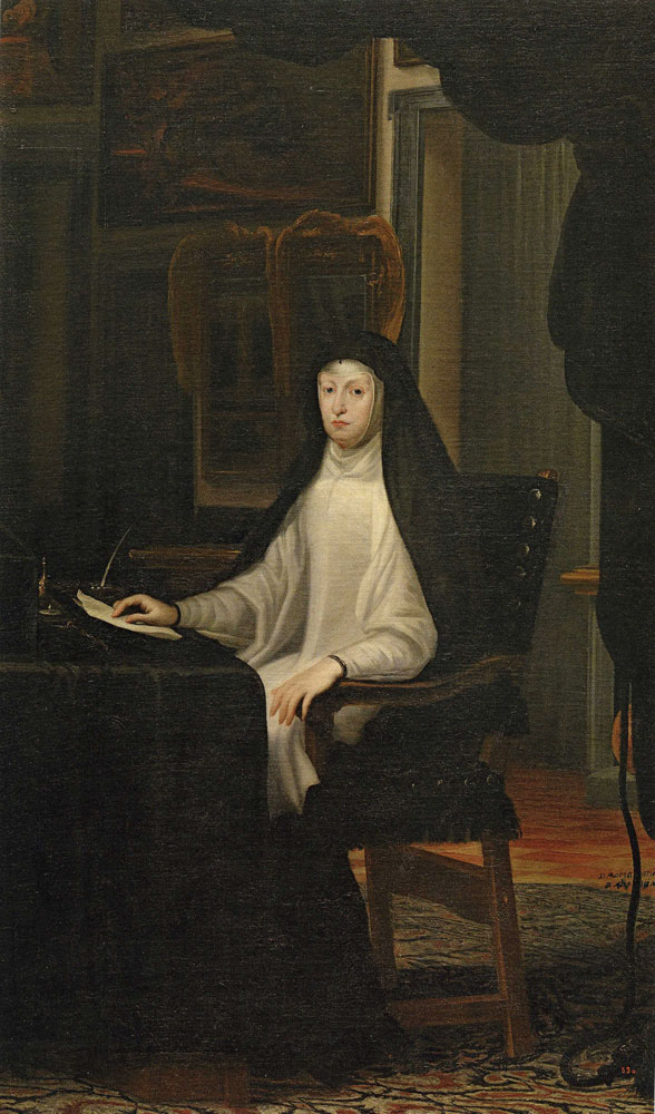 Juan Carreño de Miranda - Portrait of Queen Marie-Anne of Austria