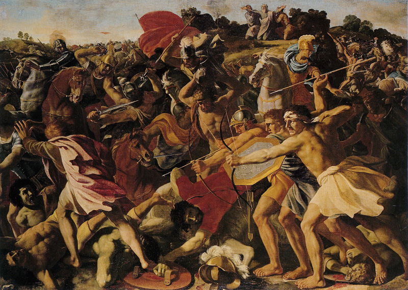Nicolas Poussin - Joshua's Victory over the Amaleites