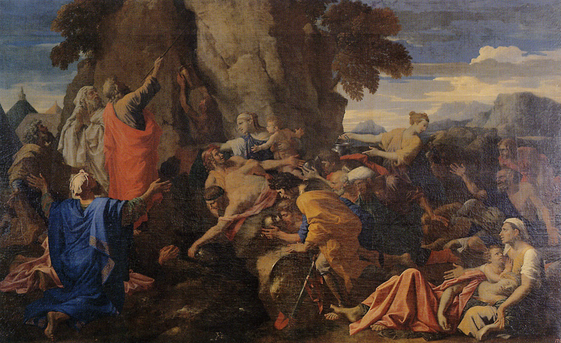Nicolas Poussin - Moses Striking the Rock