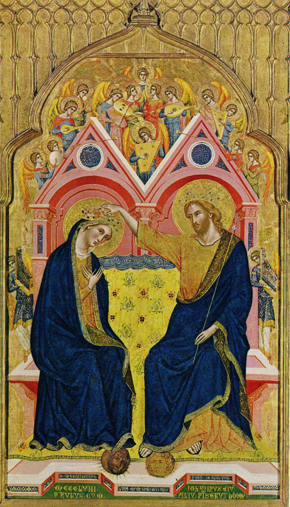 Paolo and Giovanni Veneziano - The Coronation of the Virgin
