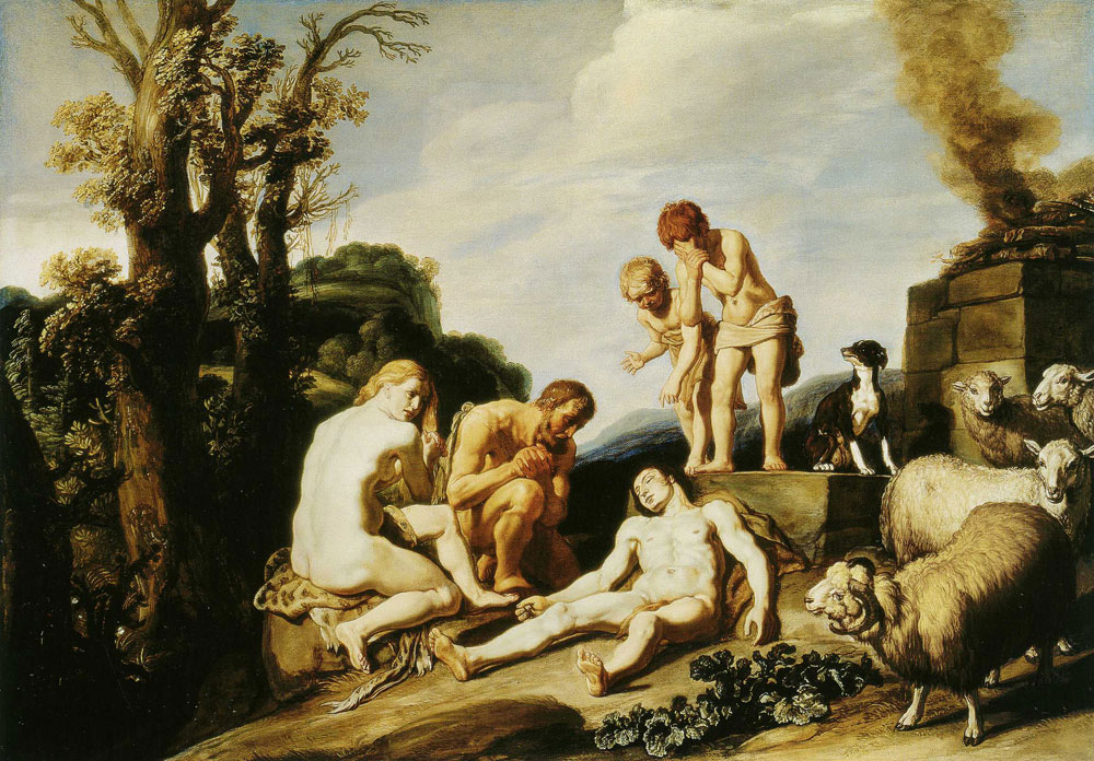 Pieter Lastman - Adam and Eve Mourning the Body of Abel