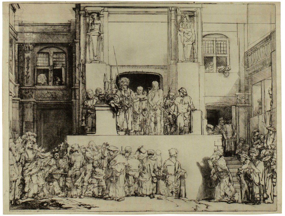 Rembrandt - Christ presented to the people (Ecce Homo)