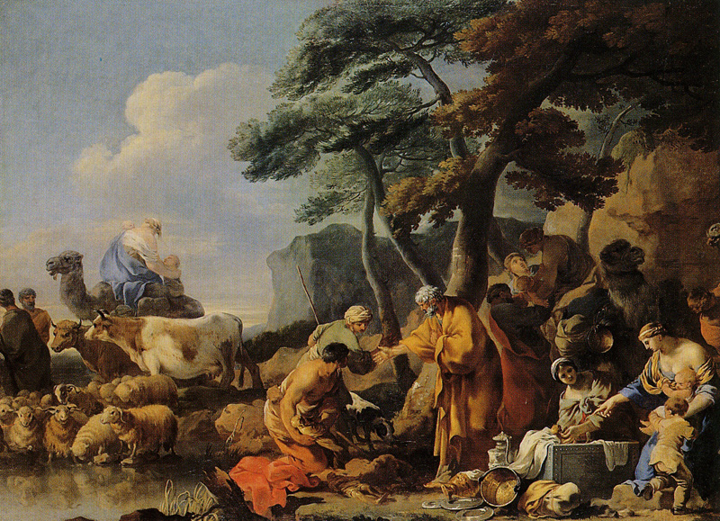 Sébastien Bourdon - Jacob Hiding the Strange Gods under the Oak at Shechem