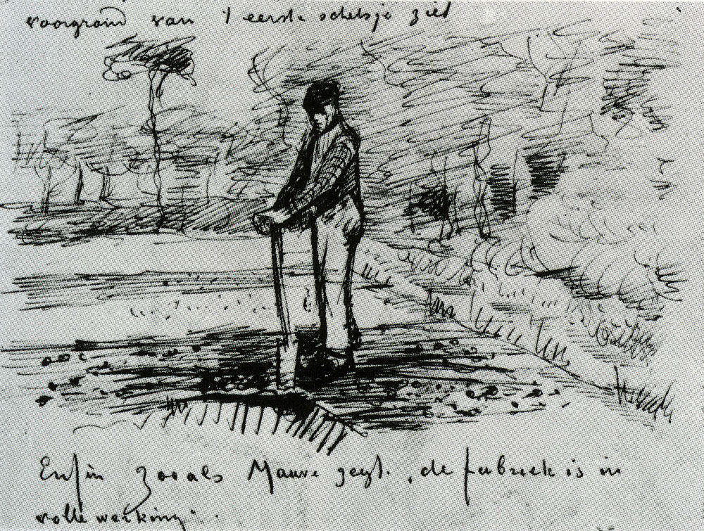 Vincent van Gogh - Farmer Leaning on his Spade