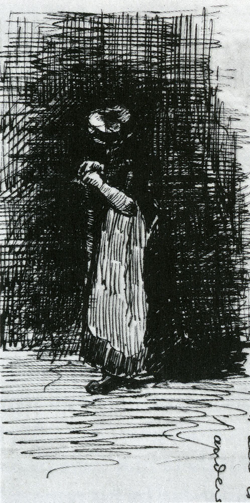 Vincent van Gogh - Scheveningen Woman Standing