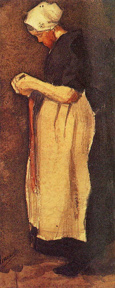 Vincent van Gogh - Scheveningen Woman Standing