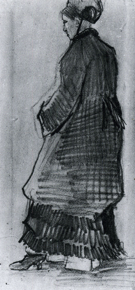 Vincent van Gogh - Woman with Hat, Coat, and Pleated Dress