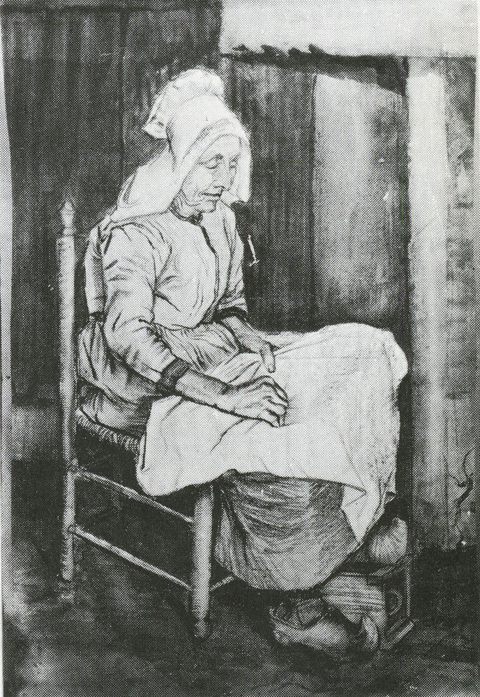 Vincent van Gogh - Woman Sewing