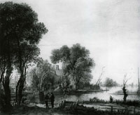 Aert van der Neer River Landscape