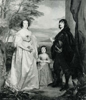Anthony van Dyck James Stanley, Lord Strange, Later Seventh Earl of Derby, with His Wife, Charlotte, and Their Daughter