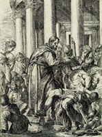 Pierre Brebiette after Paolo Veronese Barnabas Healing the Sick