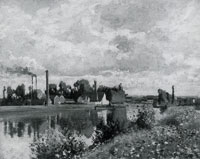 Camille Pissarro The River Oise near Pontoise