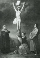 Claes Cornelisz. Moeyaert Christ on the Cross with Mary, St. John and Mary Magdalene