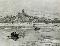 Claude Monet Vétheuil in Winter