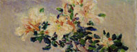 Claude Monet Branches of White and Pink Azaleas