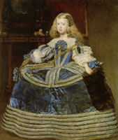 Diego Velazquez The Infanta Margarita in Blue and Gold