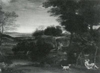 Domenichino Landscape with Silvia and the Satyr